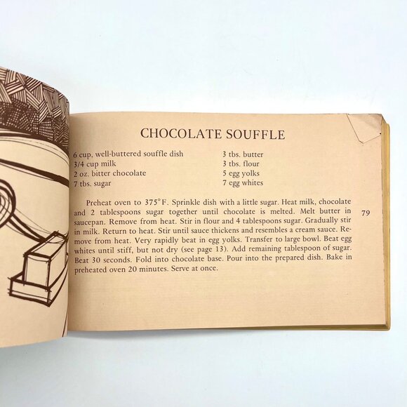 Souffle & Quiche Cookbook 1972 Nitty Gritty 2 in 1 Vintage Recipes - Picture 5 of 10